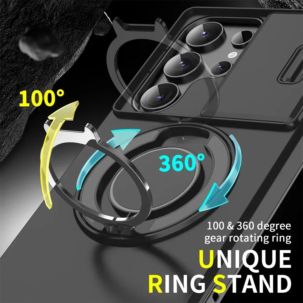 Premium Armor Kickstand Case for Samsung S25 Ultra| CASESUN®